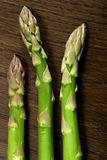 Three asparagus
