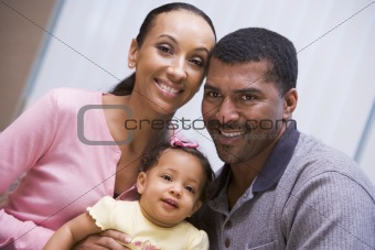 Couple with young daughter