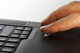 Fingerprint on a laptop (FT)