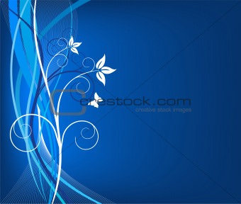 Abstract  floral vector design