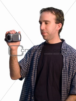 Man With Camcorder