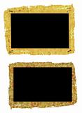 vintage photo frames - 2 various edges