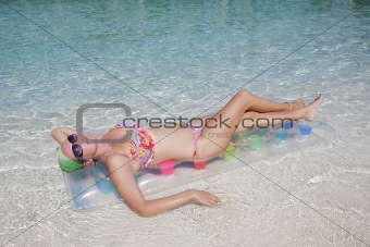 Woman Sunbathing