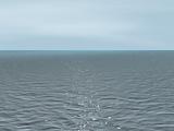 Background - the quiet sea at cloudy weather