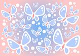 butterflies background