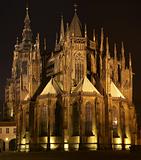 St. Vitus Cathedral At Night