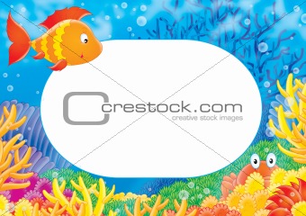 photo-frame "Coral fish"