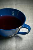 red herbal tea cup