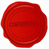confidential wax stamp
