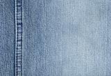Close-up of the blue denim cloth