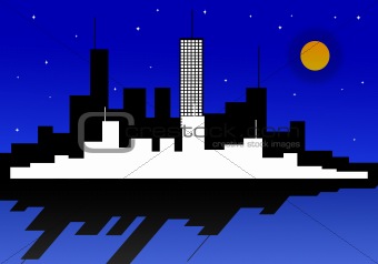 Illustration of city