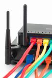 Cables connected routers
