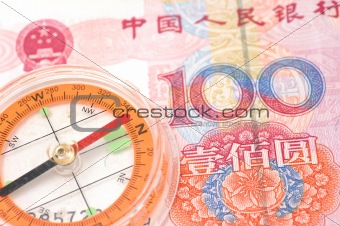 Compass on renminbi