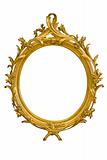 Ornamented Oval Picture Frame