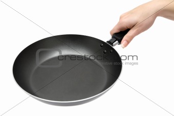 Holding a Frying Pan