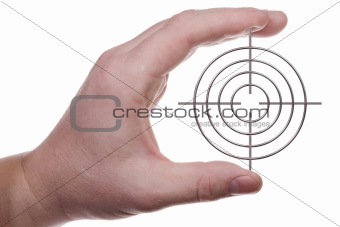 Hand with target 2