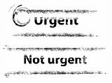 urgent stamp