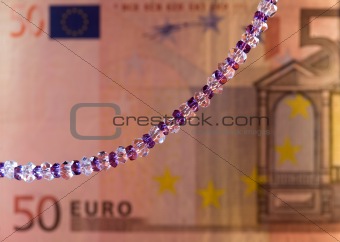 Necklace and banknote 1