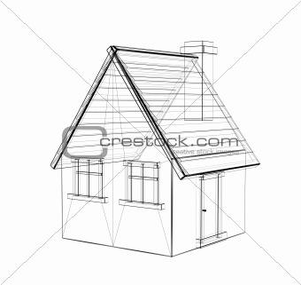 house sketch outline