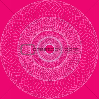 Circle on a pink background