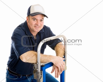 Delivery Guy Relaxing