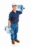Delivery Man Carrying Water