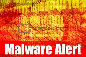 Malware Alert System Message