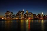 Manhattan skyline at Night 