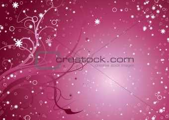 Pink stella floral