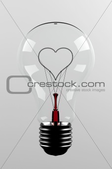 Love light bulb