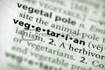 Dictionary Series - Health: vegetarian