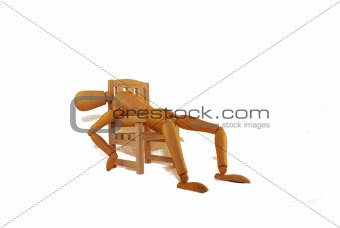 Overly Relaxed in a chair