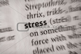 Dictionary Series - Psychology: stress!