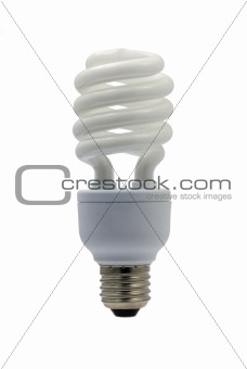 compact fluorescent efficient power saving light bulb