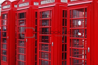 London telephone cabins