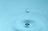 isolated water drop
