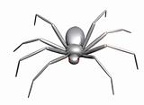 3d spider of their chromeplated metal