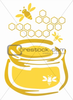 honey and bees