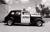 retro police car
