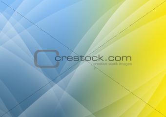 Abstract background of blue and yellow color