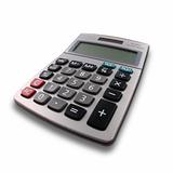 Calculator with perspective view