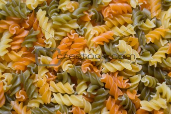 Multicolour pasta
