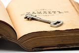 key and book