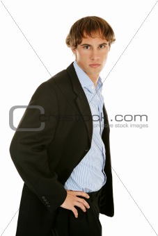 Serious Young Businessman
