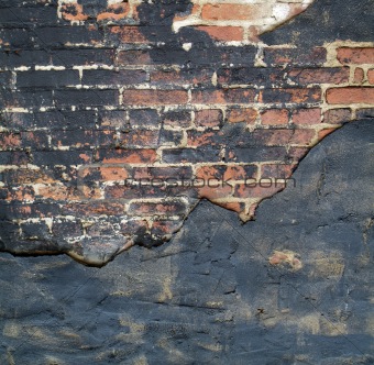 Textured grungy brick background