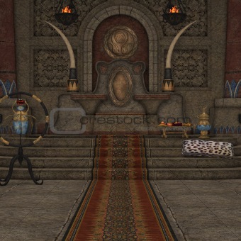 Fantasy Throne Room