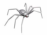 3d spider of their chromeplated metal