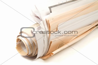 Roll of Newspapers