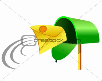 Incoming mail / Mailbox - vector