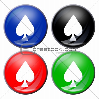 spades button